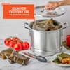 image:imageIMUSA Big 40 Qt Tamale Steamer Vaporera Stock Pot Aluminum Tamalera 10 Gallons16 Quarts