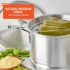 image:imageIMUSA Big 40 Qt Tamale Steamer Vaporera Stock Pot Aluminum Tamalera 10 Gallons16 Quarts
