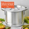 image:imageIMUSA Big 40 Qt Tamale Steamer Vaporera Stock Pot Aluminum Tamalera 10 Gallons16 Quarts