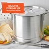 image:imageIMUSA Big 40 Qt Tamale Steamer Vaporera Stock Pot Aluminum Tamalera 10 Gallons28 Quarts