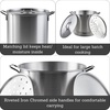 image:imageIMUSA Big 40 Qt Tamale Steamer Vaporera Stock Pot Aluminum Tamalera 10 Gallons52 Quarts
