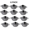 image:imageIMUSA Caldero Cast Aluminum Stock Pot 7 Qt with Glass Lid 30 cm Diameter Heavy Bottom Cooking Pot with Riveted Handles Oven Safe Rice Pot for Stews Soups and BeansMini