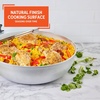 image:imageIMUSA Caldero Cast Aluminum Stock Pot 7 Qt with Glass Lid 30 cm Diameter Heavy Bottom Cooking Pot with Riveted Handles Oven Safe Rice Pot for Stews Soups and BeansGlass Lid
