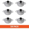 image:imageIMUSA Caldero Cast Aluminum Stock Pot 7 Qt with Glass Lid 30 cm Diameter Heavy Bottom Cooking Pot with Riveted Handles Oven Safe Rice Pot for Stews Soups and BeansMini