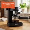 image:imageIMUSA Electric Espresso Cappuccino Maker 4 Cup Capacity with Milk Frother Black Coffee Machine for Home Barista ExperienceNew Classic