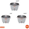 image:imageIMUSA Electric Rice Cooker 10 Cup Cooked 5 Cup Uncooked  Ceramic Nonstick Pot Multi Cooker for Rice Quinoa Oatmeal Stew  Keep Warm  Compact for Kitchen Dorm RV