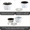 image:imageIMUSA Electric Rice Cooker 10 Cup Cooked 5 Cup Uncooked  Ceramic Nonstick Pot Multi Cooker for Rice Quinoa Oatmeal Stew  Keep Warm  Compact for Kitchen Dorm RV
