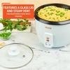 image:imageIMUSA Electric Rice Cooker 16 Cup Cooked 8 Cup Uncooked  Ceramic Nonstick Pot Multi Cooker for Rice Quinoa Oatmeal Stew  Keep Warm Function  Compact for Kitchen Dorm RV