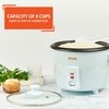 image:imageIMUSA Electric Rice Cooker 16 Cup Cooked 8 Cup Uncooked  Ceramic Nonstick Pot Multi Cooker for Rice Quinoa Oatmeal Stew  Keep Warm Function  Compact for Kitchen Dorm RV