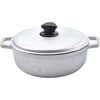 image:imageIMUSA GAU80508 Jumbo Traditional Natural Caldero for Cooking and Serving 18 Quart SilverAluminum Lid