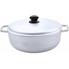 image:imageIMUSA GAU80508 Jumbo Traditional Natural Caldero for Cooking and Serving 18 Quart SilverAluminum Lid