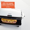 image:imageIMUSA Stainless Steel Panini Press Electric with Adjustable Temperature Settings and Nonstick Plates 1200W12 x 10 inches Pack of 1