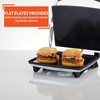 image:imageIMUSA Stainless Steel Panini Press Electric with Adjustable Temperature Settings and Nonstick Plates 1200W12 x 10 inches Pack of 1