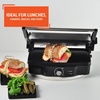image:imageIMUSA Stainless Steel Panini Press Electric with Adjustable Temperature Settings and Nonstick Plates 1200W12 x 10 inches Pack of 1