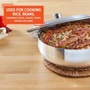 image:imageIMUSA Traditional Polished Aluminum Caldero Dutch Oven with Lid 69 Quarts Polished AluminiumPolished