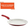 image:imageIMUSA USA 11 Nonstick Marble Interior Comal with SoftTouch Handle Ruby Red