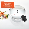 image:imageIMUSA USA A41780807 16Qt Jumbo Stovetop Pressure Cooker with Regulator and Side Handles Silver16 Quarts