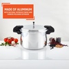 image:imageIMUSA USA A41780807 16Qt Jumbo Stovetop Pressure Cooker with Regulator and Side Handles Silver16 Quarts