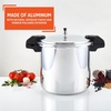 image:imageIMUSA USA A41780807 16Qt Jumbo Stovetop Pressure Cooker with Regulator and Side Handles Silver22 Quarts