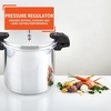 image:imageIMUSA USA A41780807 16Qt Jumbo Stovetop Pressure Cooker with Regulator and Side Handles Silver22 Quarts