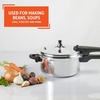 image:imageIMUSA USA A41780807 16Qt Jumbo Stovetop Pressure Cooker with Regulator and Side Handles Silver42 Quarts