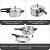 image:imageIMUSA USA A41780807 16Qt Jumbo Stovetop Pressure Cooker with Regulator and Side Handles Silver42 Quarts