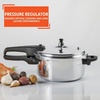 image:imageIMUSA USA A41780807 16Qt Jumbo Stovetop Pressure Cooker with Regulator and Side Handles Silver42 Quarts