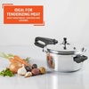 image:imageIMUSA USA A41780807 16Qt Jumbo Stovetop Pressure Cooker with Regulator and Side Handles Silver42 Quarts
