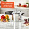image:imageIMUSA USA A41780807 16Qt Jumbo Stovetop Pressure Cooker with Regulator and Side Handles Silver7 Quarts