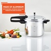 image:imageIMUSA USA A41780807 16Qt Jumbo Stovetop Pressure Cooker with Regulator and Side Handles Silver7 Quarts