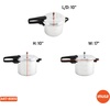 image:imageIMUSA USA A41780807 16Qt Jumbo Stovetop Pressure Cooker with Regulator and Side Handles Silver7 Quarts