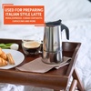 image:imageIMUSA USA B12022062M Stainless Steel Stovetop Espresso Coffeemaker 6Cup Silver4 Cups