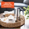 image:imageIMUSA USA B12022062M Stainless Steel Stovetop Espresso Coffeemaker 6Cup Silver6 Cups