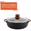 image:imageIMUSA USA Black 44Qt Stone Caldero with Woodlook Handles and Knob 44 Quart44 Quarts