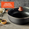 image:imageIMUSA USA Black 44Qt Stone Caldero with Woodlook Handles and Knob 44 Quart69 Quart