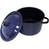 image:imageIMUSA USA C206661062810W Speckled Enamel Stock Pot with Lid 4 Quart Blue78 Quarts
