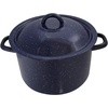 image:imageIMUSA USA C206661062810W Speckled Enamel Stock Pot with Lid 4 Quart Blue78 Quarts