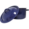image:imageIMUSA USA C206661062810W Speckled Enamel Stock Pot with Lid 4 Quart Blue78 Quarts