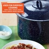 image:imageIMUSA USA Enamel Steamer Pot 16Quart Blue12 Quarts