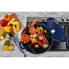 image:imageIMUSA USA Enamel Steamer Pot 16Quart Blue21 Quarts
