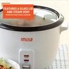 image:imageIMUSA USA GAU00012 Electric NonStick Rice Cooker 5Cup Uncooked 10Cup Cooked White5 Cups Pack of 4