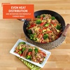 image:imageIMUSA USA GKG61021 Light Cast Iron Wok 14 Red HandlesBlack