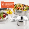 image:imageIMUSA USA Heavy Duty 13Piece Cast Aluminum Cajun Cookware Set Silver13 Piece