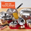 image:imageIMUSA USA Heavy Duty 13Piece Cast Aluminum Cajun Cookware Set Silver13 Piece