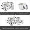image:imageIMUSA USA Heavy Duty 13Piece Cast Aluminum Cajun Cookware Set Silver13 Piece