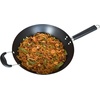 image:imageIMUSA USA Inch Red PAN10046 12 Nonstick Carbon Steel Wok HandleBlack