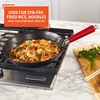image:imageIMUSA USA Inch Red PAN10046 12 Nonstick Carbon Steel Wok HandleRed