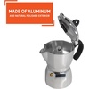image:imageImusa 3 Cup Stovetop Espresso Maker with Heart Shaped Knob SilverEpic