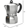 image:imageImusa 3 Cup Stovetop Espresso Maker with Heart Shaped Knob SilverEpic