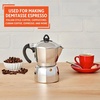 image:imageImusa 3 Cup Stovetop Espresso Maker with Heart Shaped Knob SilverEpic